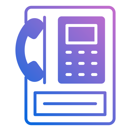電話ボックス Generic gradient fill icon
