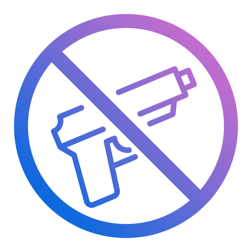 No weapon Generic gradient fill icon