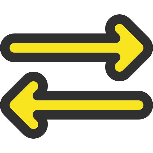 pfeile nach links und rechts Generic color lineal-color icon