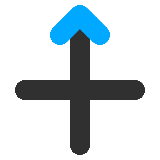 kruis pijlen Generic color fill icoon