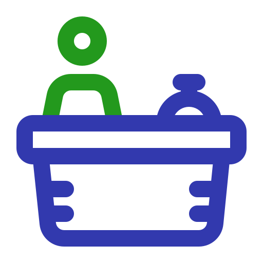 Receptionist Generic color outline icon