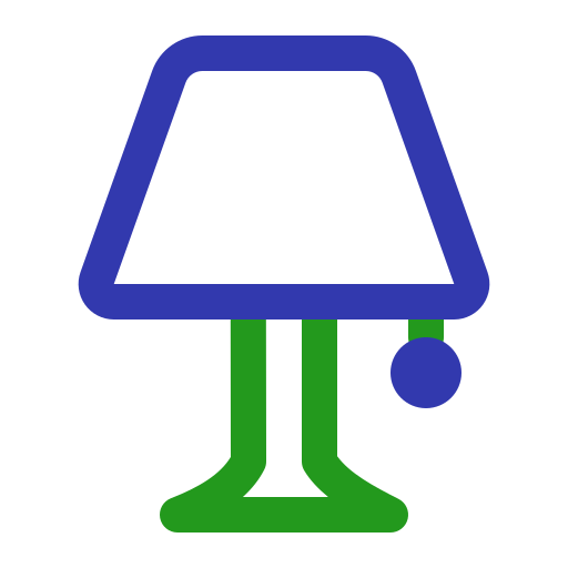 lampa Generic color outline ikona