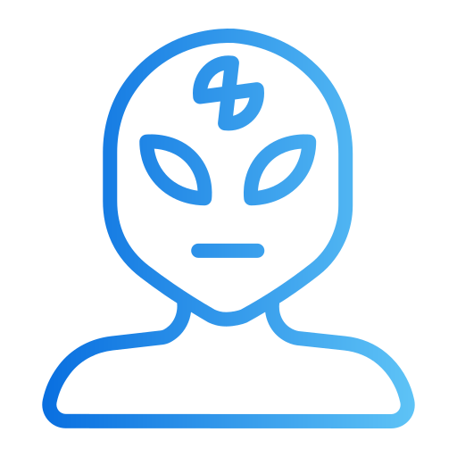 Alien Generic gradient outline icon