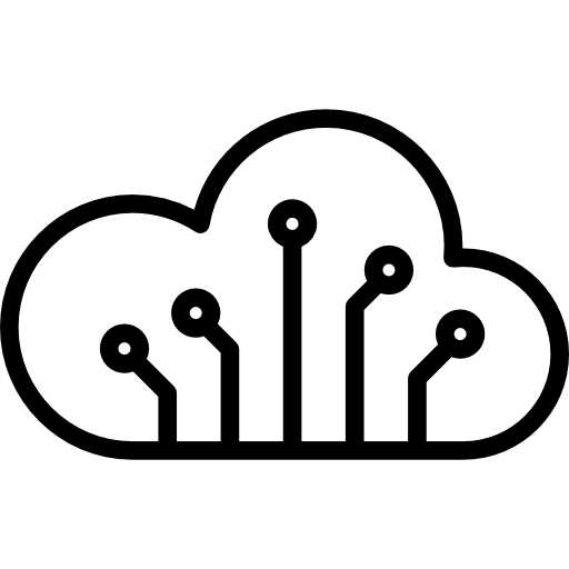Вычислительное облако Special Lineal иконка