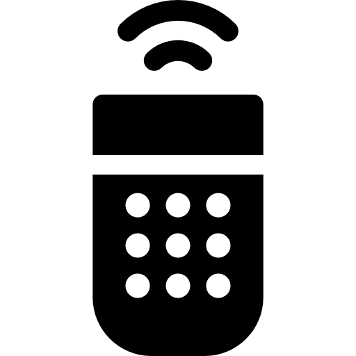 telecomando Curved Fill icona