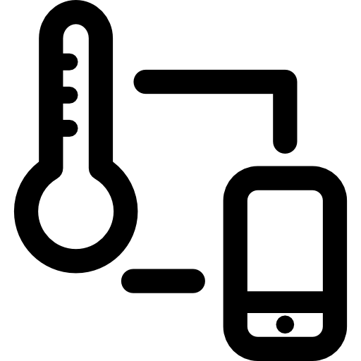 スマートフォン Curved Lineal icon