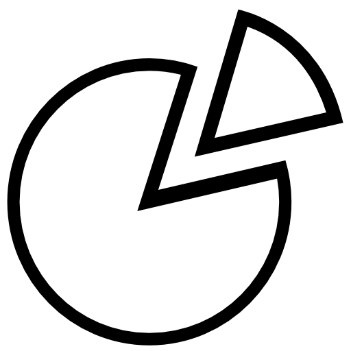 円グラフ Vector Market Light Rounded icon