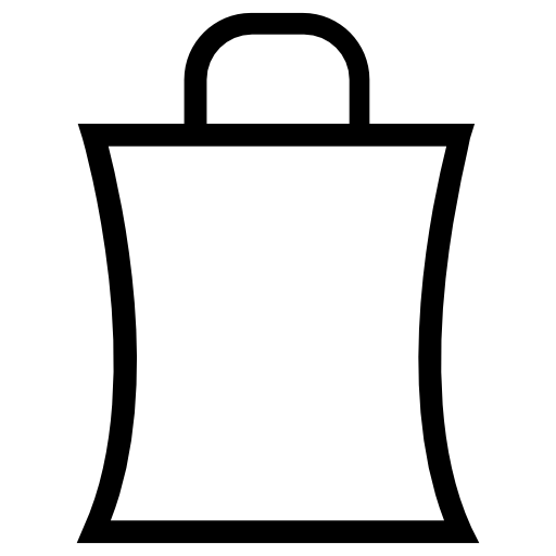 einkaufstasche Vector Market Light Rounded icon