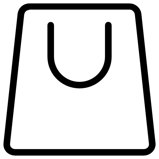 Shopping bag Vector Market Light Rounded icon