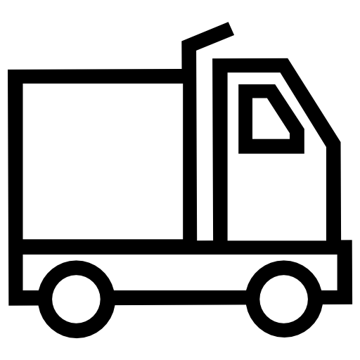 Truck Vector Market Light Rounded icon