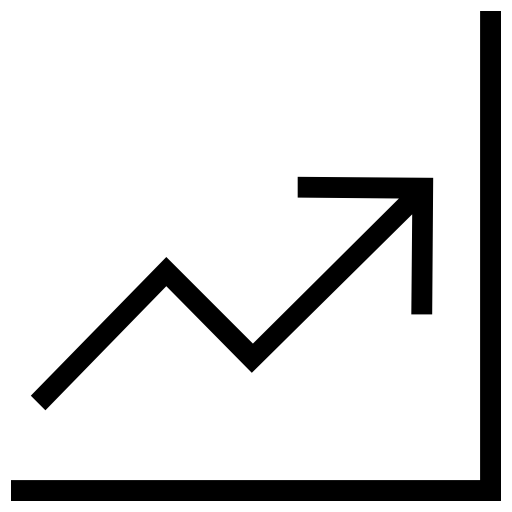 statistiken Vector Market Light Rounded icon
