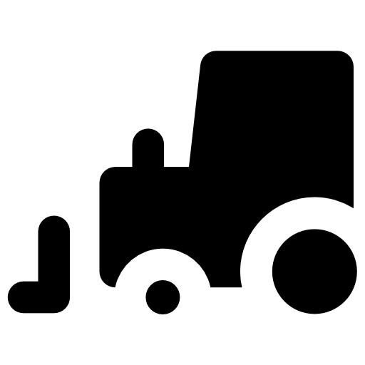 Трактор Vector Market Fill иконка