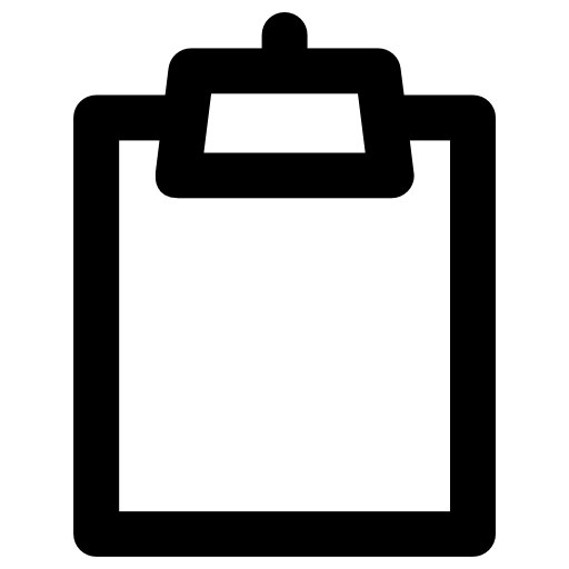Clipboard Vector Market Bold Rounded icon
