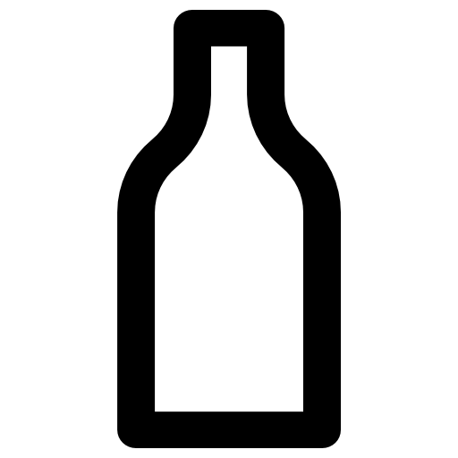 botella Vector Market Bold Rounded icono