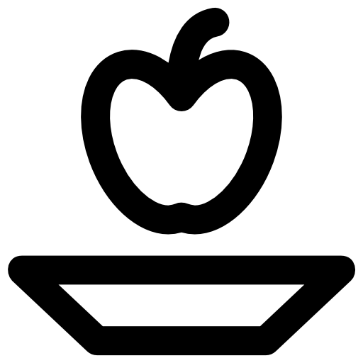 pomme Vector Market Bold Rounded Icône