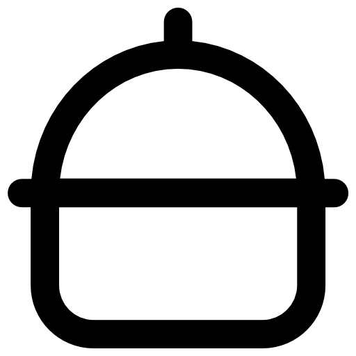 Pot Vector Market Bold Rounded icon