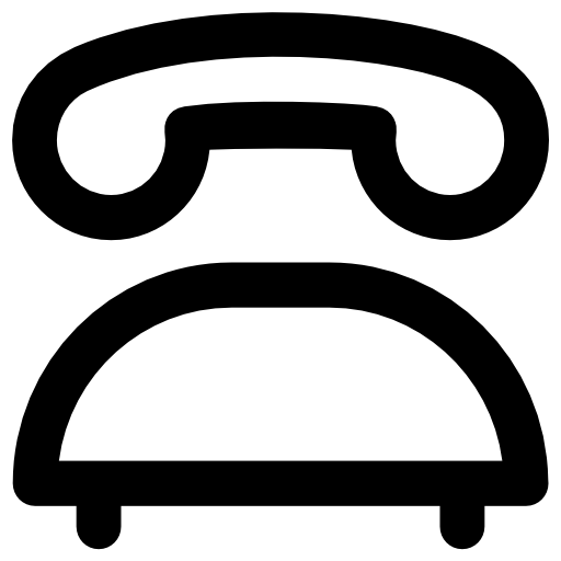 Telephone Vector Market Bold Rounded icon