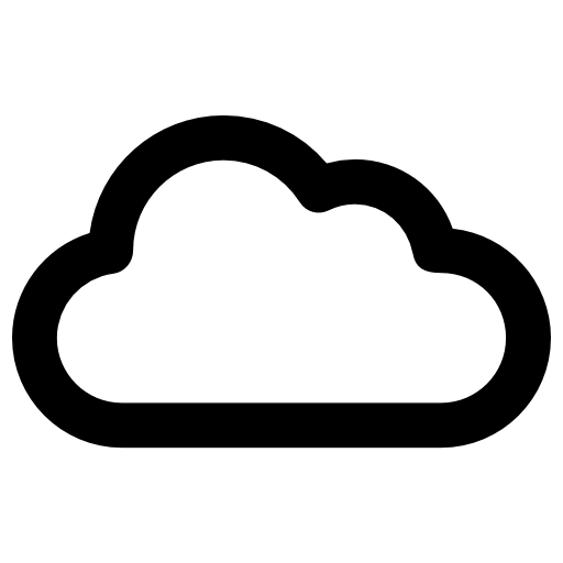 chmura Vector Market Bold Rounded ikona