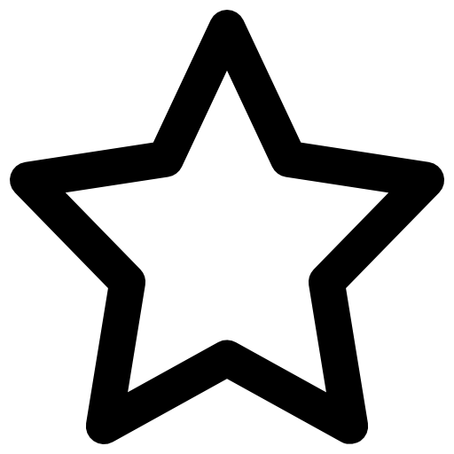 estrella Vector Market Bold Rounded icono