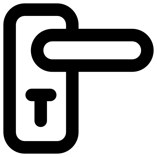 Doorknob Vector Market Bold Rounded icon