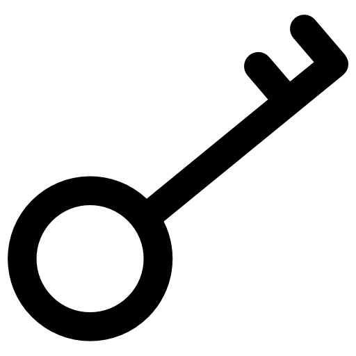 schlüssel Vector Market Bold Rounded icon
