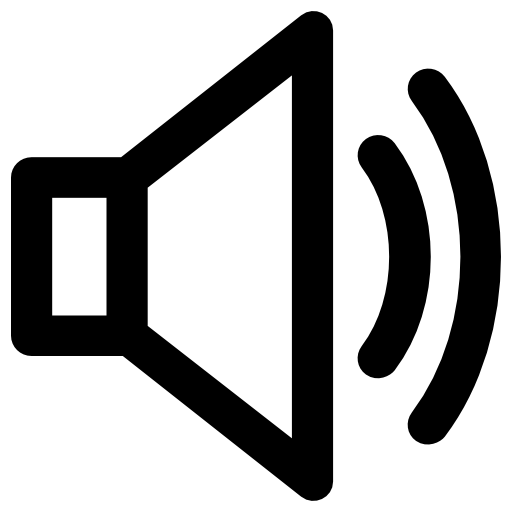 altavoz Vector Market Bold Rounded icono