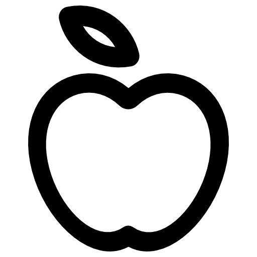pomme Vector Market Bold Rounded Icône