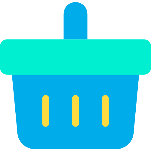 cesta de la compra Kiranshastry Flat icono