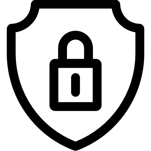 seguridad Basic Rounded Lineal icono