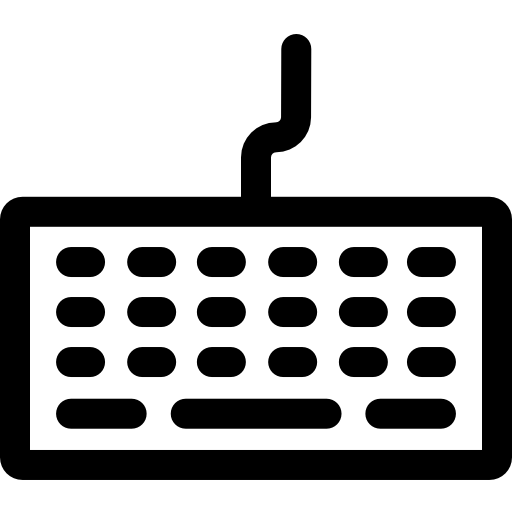 건반 Basic Rounded Lineal icon