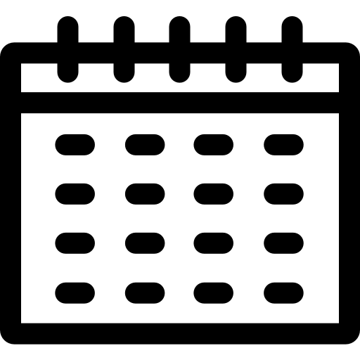 시간표 Basic Rounded Lineal icon
