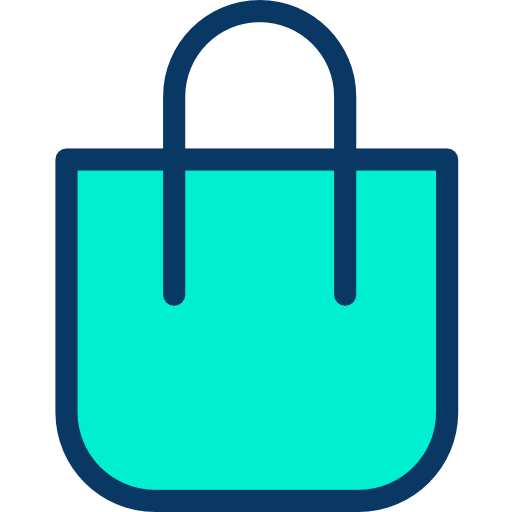 torba na zakupy Kiranshastry Lineal Color ikona