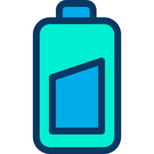 bateria Kiranshastry Lineal Color ikona