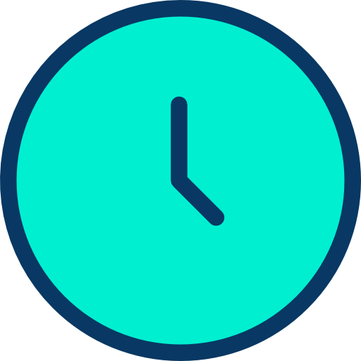 zegar ścienny Kiranshastry Lineal Color ikona