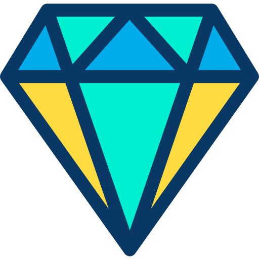 다이아몬드 Kiranshastry Lineal Color icon