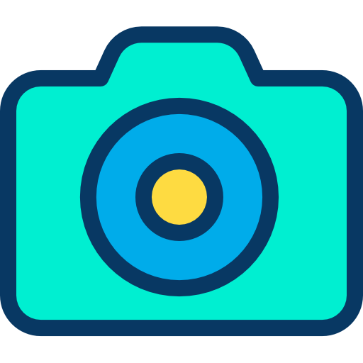fotocamera Kiranshastry Lineal Color icoon