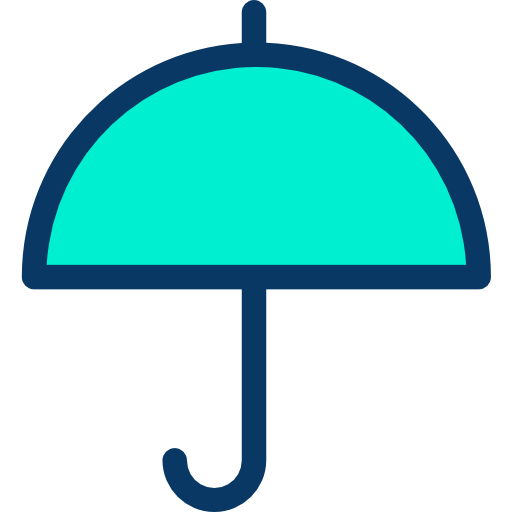 우산 Kiranshastry Lineal Color icon