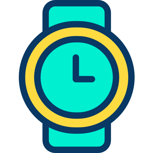 horloge Kiranshastry Lineal Color icoon