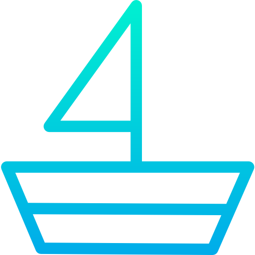 ヨット Kiranshastry Gradient icon