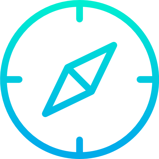 boussole Kiranshastry Gradient Icône