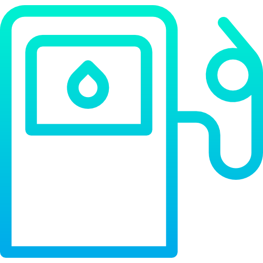 carburante Kiranshastry Gradient icona