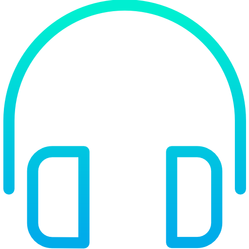 headset Kiranshastry Gradient icon