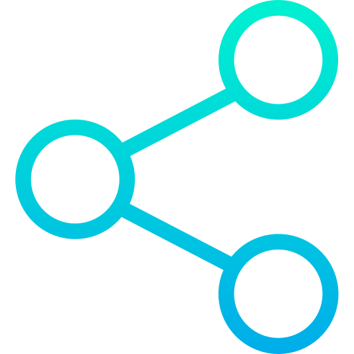 compartilhar Kiranshastry Gradient Ícone
