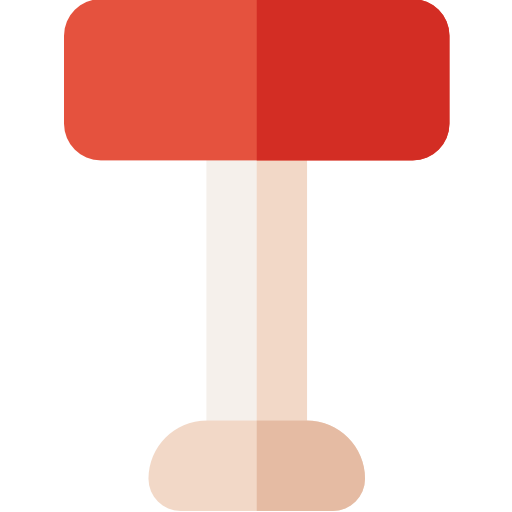 taburete Basic Rounded Flat icono