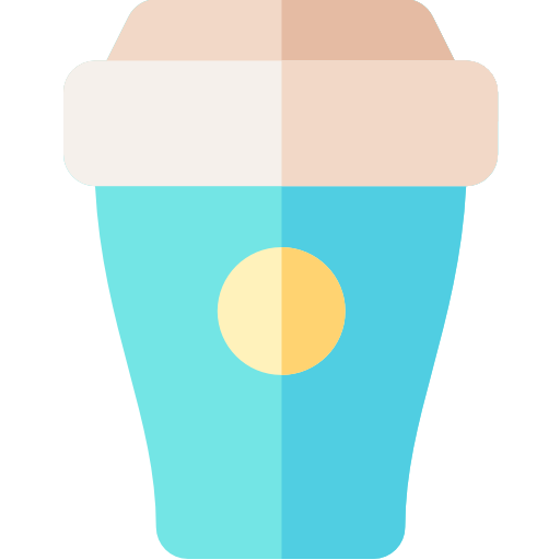 차가운 커피 Basic Rounded Flat icon