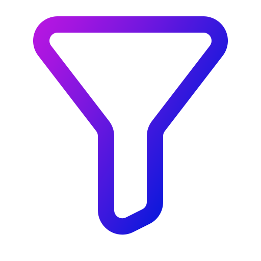 Filter Generic gradient outline icon