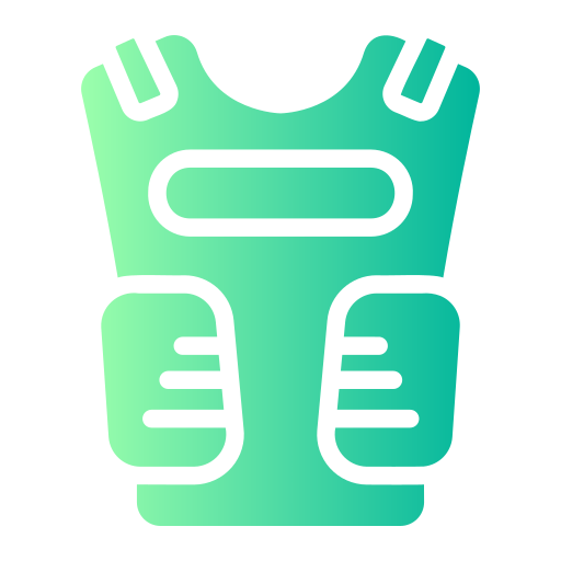 Bulletproof vest Generic gradient fill icon