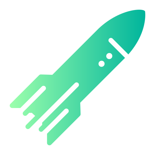 raketten Generic gradient fill icoon