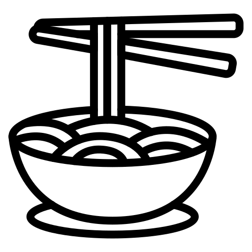 라면 Generic black outline icon