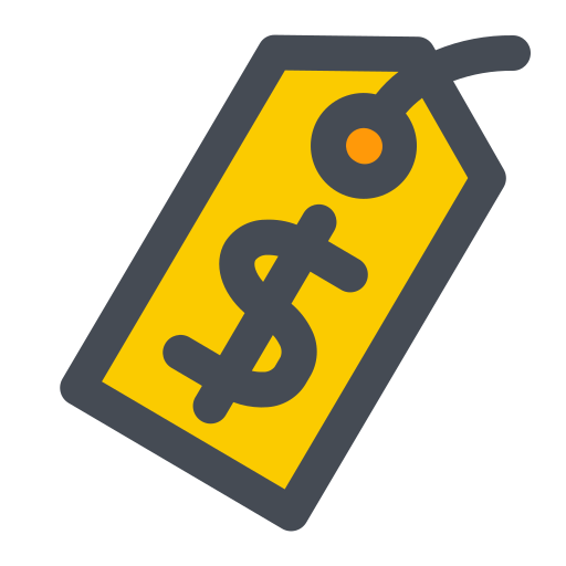 Money tag Generic color lineal-color icon